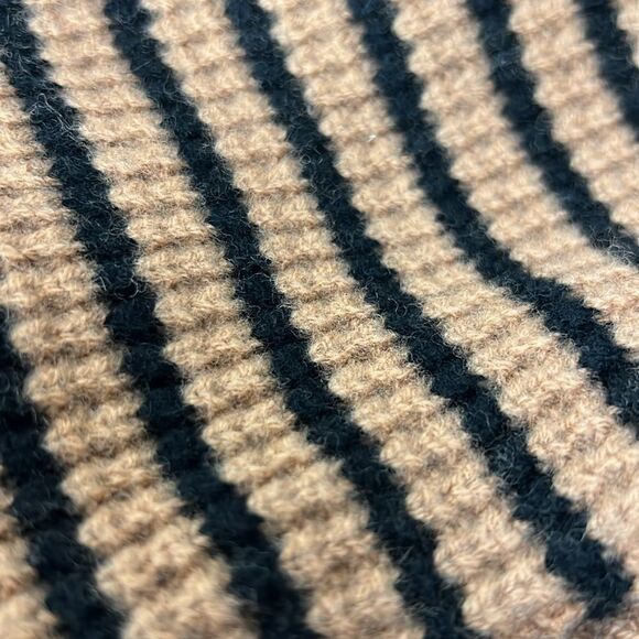Madewell nt601 Wool Waffle-Knit Turtleneck in Stripe - Picture 7 of 11